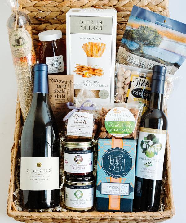 Gourmet Santa Barbara Gift Basket 